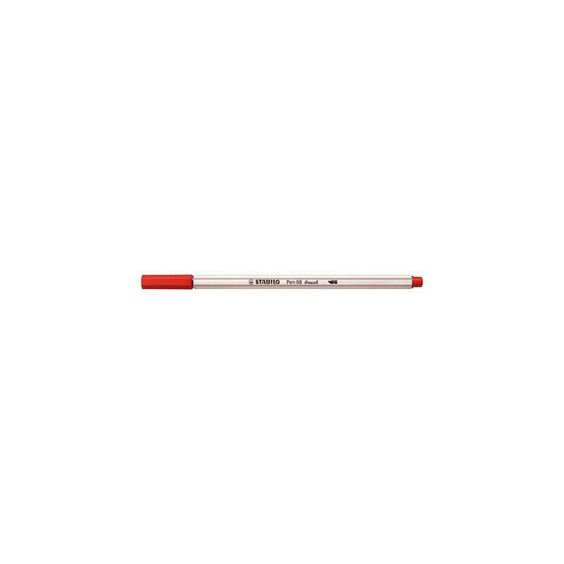 Pennarello Stabilo Pen 68 Brush Rosso Carminio