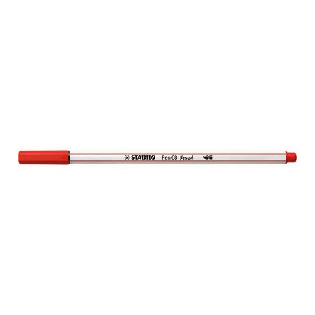 Pennarello Stabilo Pen 68 Brush Rosso Carminio