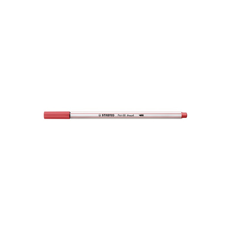Pennarello Stabilo Pen 68 Brush Rosso ruggine
