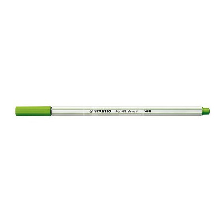 Pennarello Stabilo Pen 68 Brush Verde Foglia