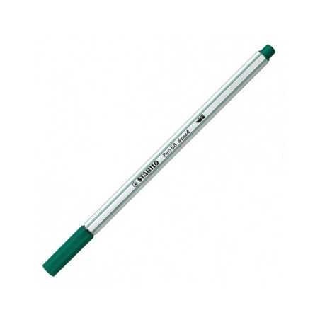 Pennarello Stabilo Pen 68 Brush Verde turchese