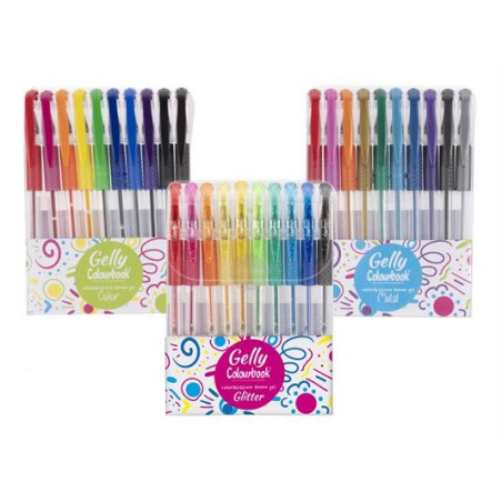 Penne gel colourbook 10pz