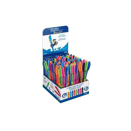 Penne sf tratto uno grip vari colori (il tappo non si perde mai)