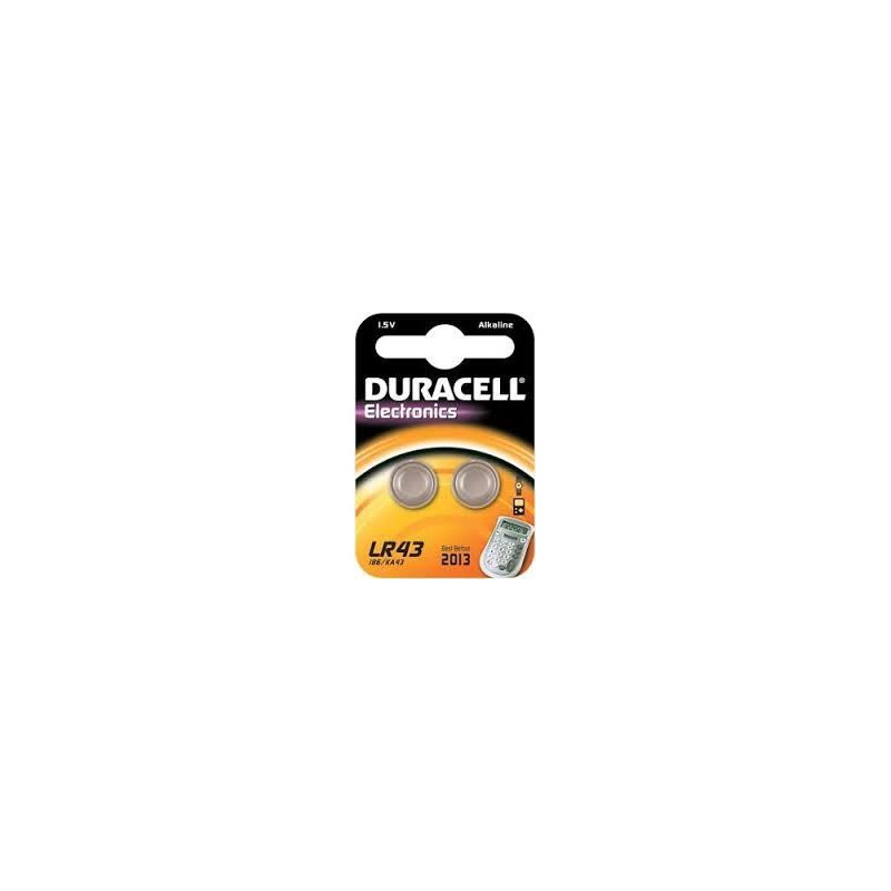 Pile a bottone Duracell lr43  2pz