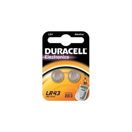 Pile a bottone Duracell lr43  2pz