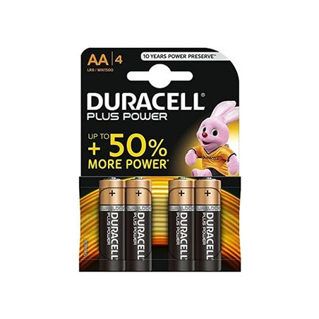 Pile stilo AA duracell plus 4pz offerta