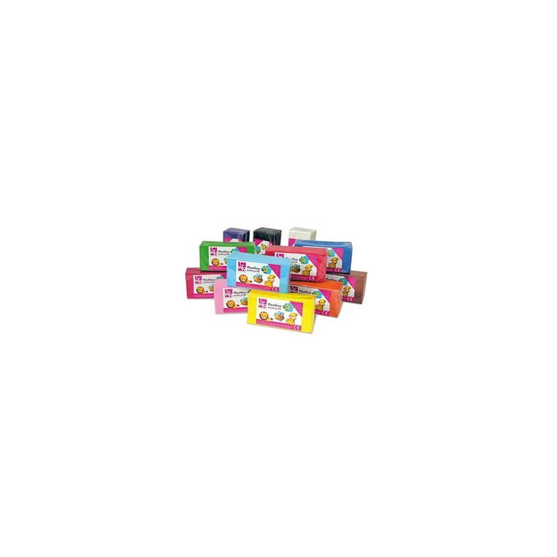 Plastilina in panetto blu 500gr
