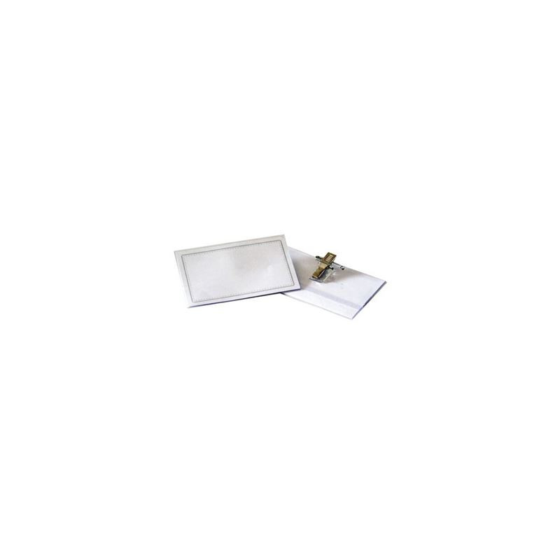 Porta badge 6x9  in pvc con spilla (scatola 50pz)