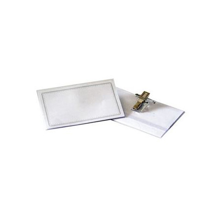 Porta badge 6x9  in pvc con spilla (scatola 50pz)