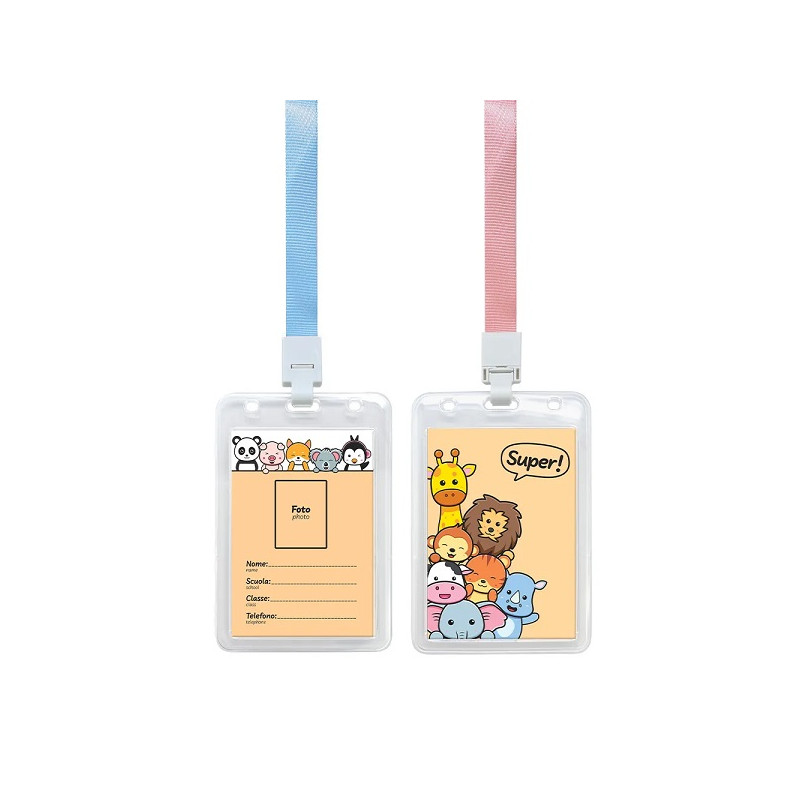 Porta badge bambini