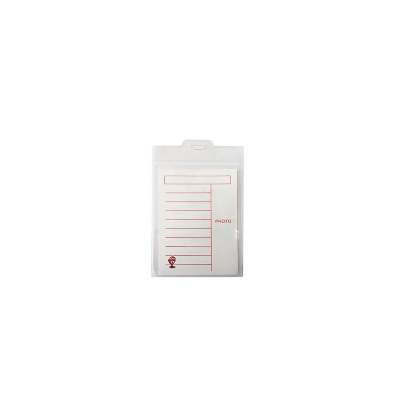 Porta badge verticale 14x10 (in cf da 100pz)