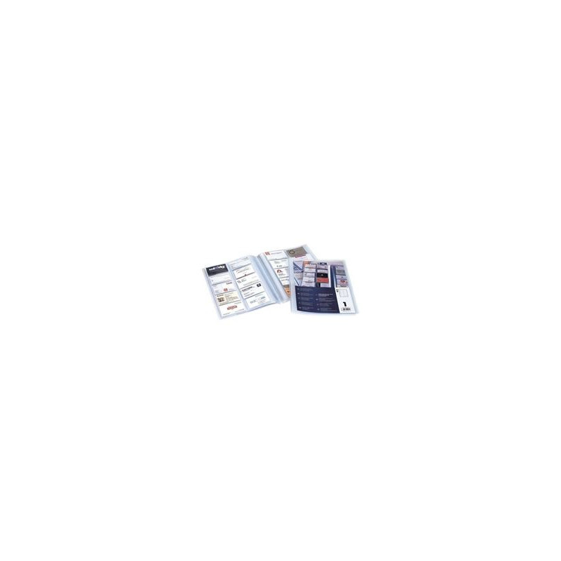 Porta biglietti da visita formato A4 10 tasche x10fg