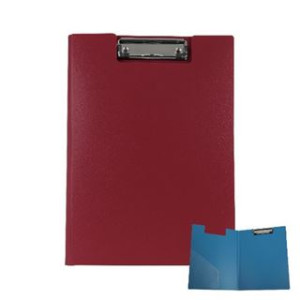 Porta blocco con molla con patta A4 rosso