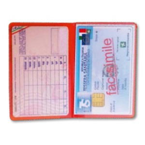 Porta card / tessere 2 tasche in PVC