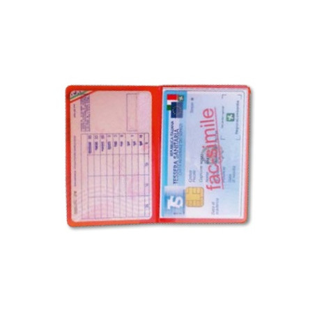 Porta card / tessere 2 tasche in PVC
