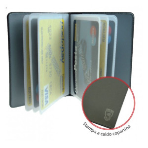 Porta card a libro,14 scomparti SCUDOCARD