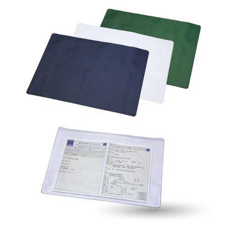 Porta documenti per auto bianco 100pz
