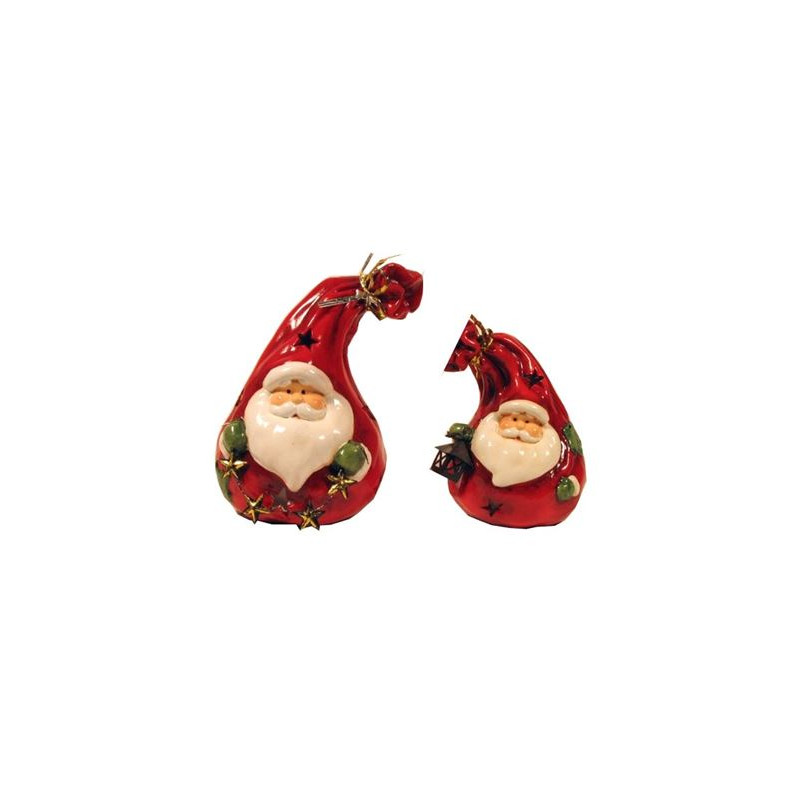 Portacandela Babbo Natale