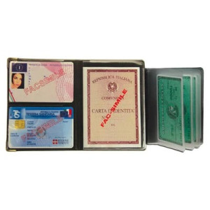 Portadocumenti multiplo multicard special similpelle