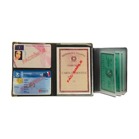 Portadocumenti multiplo multicard special similpelle