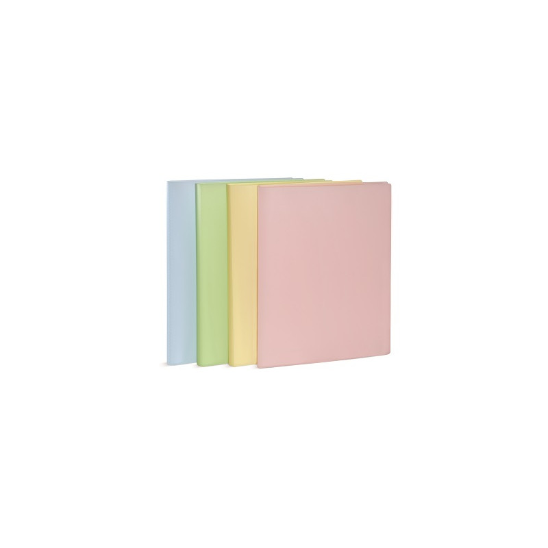 Portalistino A4 20ff colori pastello