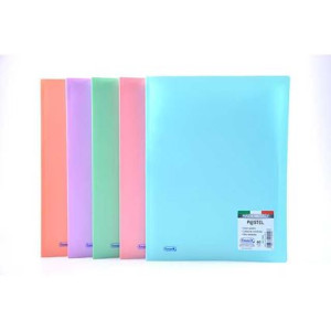 Portalistino A4 40fg colori pastello
