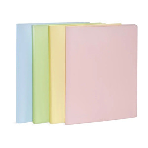 Portalistino A4 40fg colori pastello