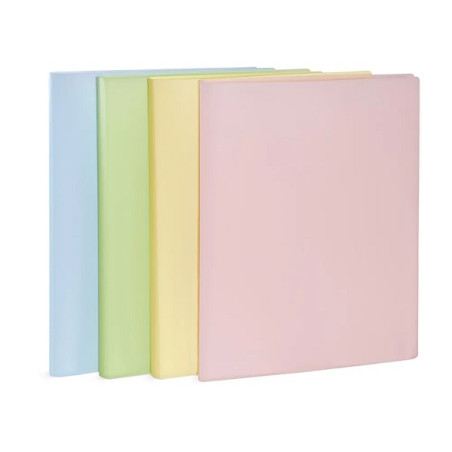 Portalistino A4 40fg colori pastello
