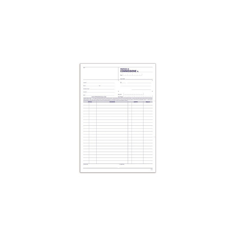 Proposta di Commissione 2c A4 (offerta)