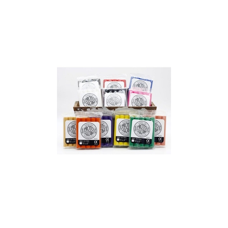 Proto - Pasta polimelica tipo Fimo - 50gr - Fuxia