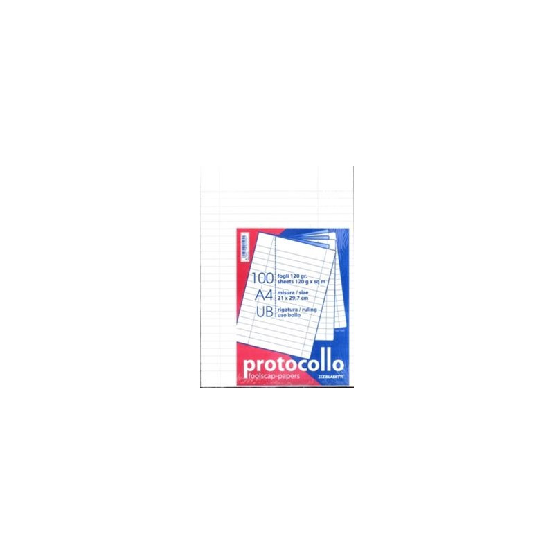 Protocollo uso bollo 100FF 120 GR.