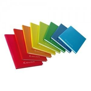 Quaderno cartonato monocolore 64fg / 128pg - rigo 5mm