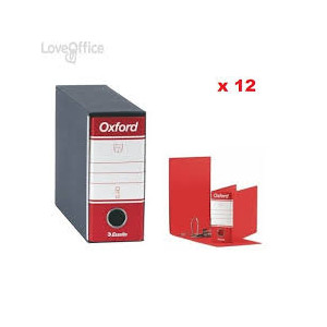 Raccoglitore per fatture OXFORD G81 D.SO 8 Memorandum H.18 ROSSO