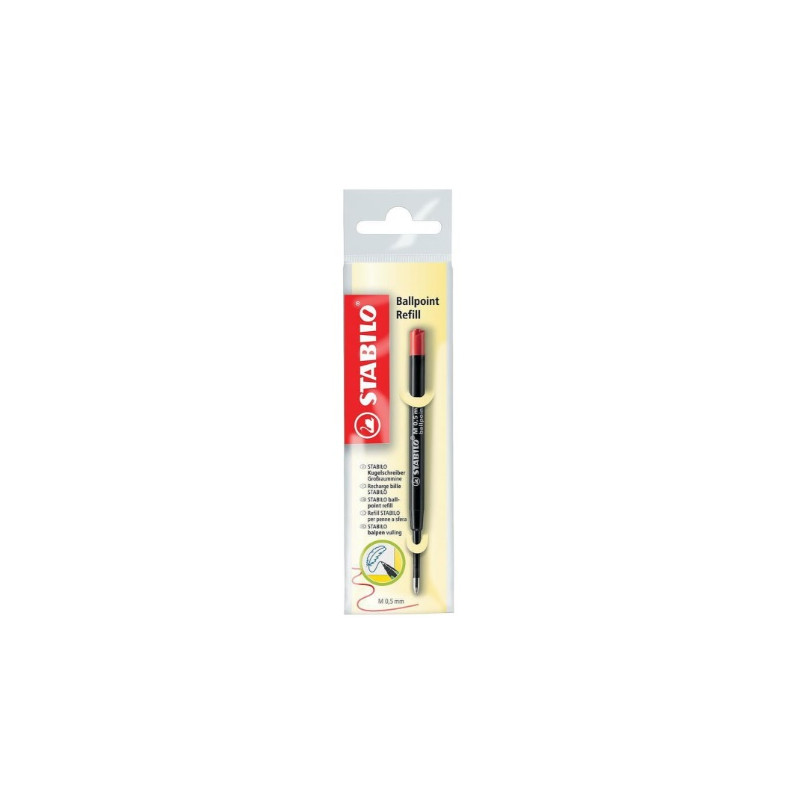 Refill Ballpoint Stabilo rosso