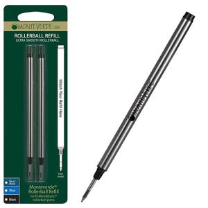 Refill MontBlanc roller F nero 2 pz Monteverde