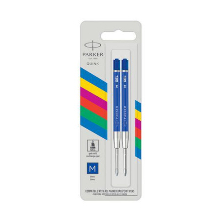 Refill Parker sfera gel blu M 2pz