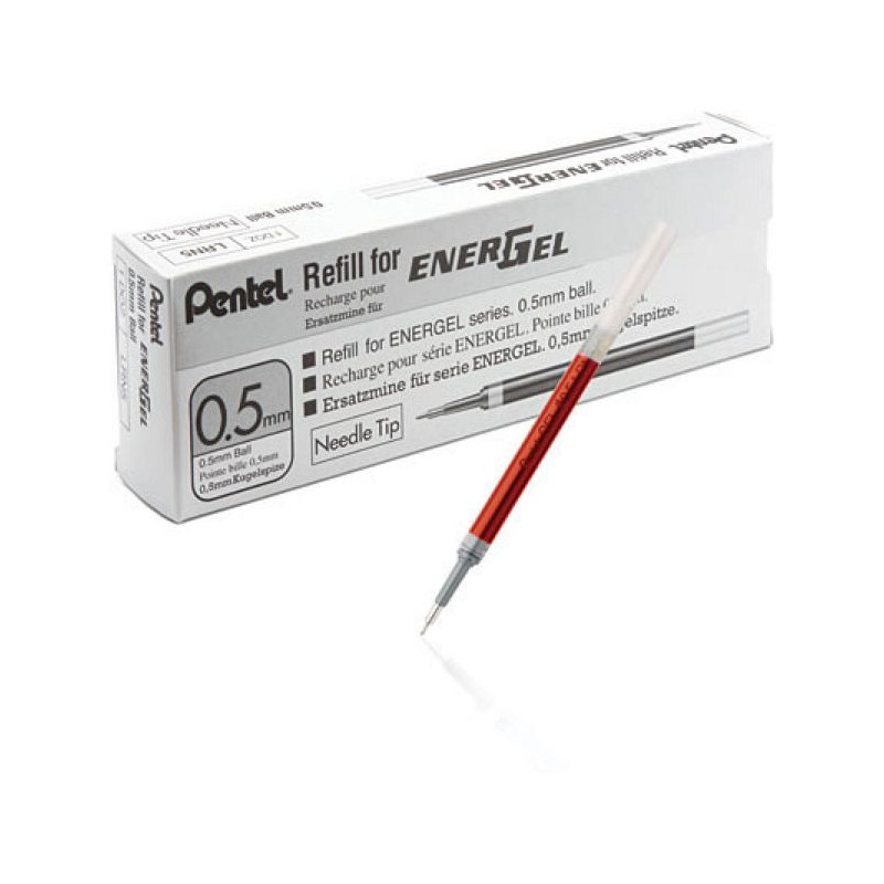 Refill Pentel energel rosso klick 0,5