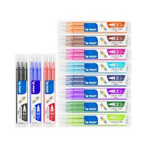 Refill Pilot Frixion 0,7 rosa 3 pz - con inchiostro gel termosensibile