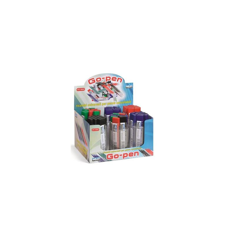 Refill tipo Frixion 0,7mm verde 3 pz cancellabile ricaricabile-con inchiostro gel termosensibile