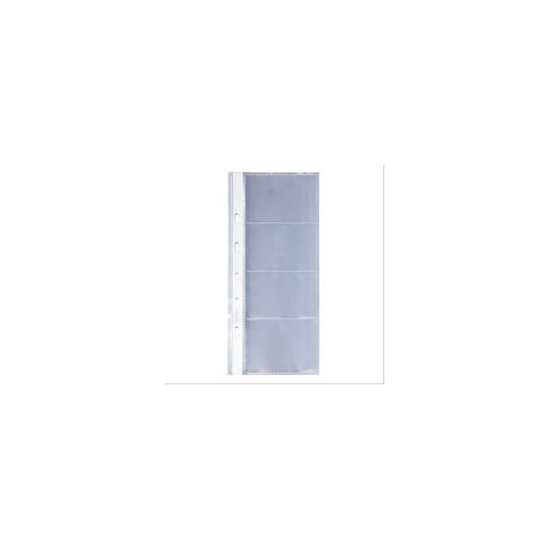 Ricambi porta biglietti visita  con anelli 10pz 4 posti