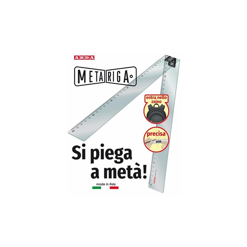 Riga pieghevole 60cm Arda METARIGA