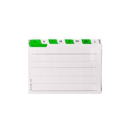 Rubrica per schedari 24bx17h