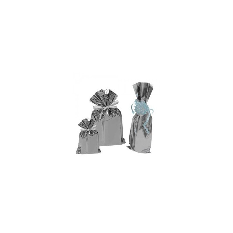 Sacchetti Metal Argento 25x40 50pz