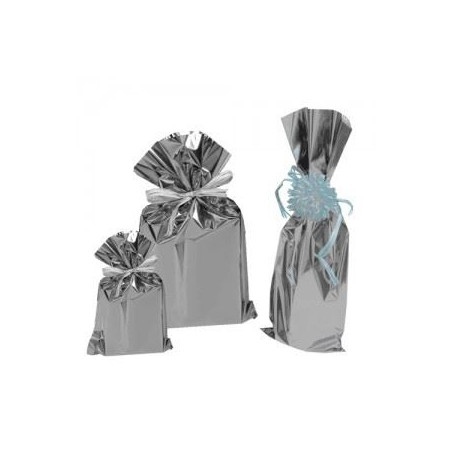 Sacchetti Metal Argento 25x40 50pz