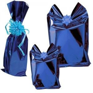 Sacchetti Metal Blu 35x50 50pz