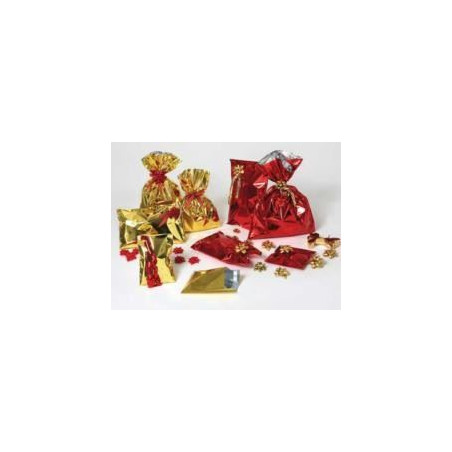 Sacchetti Metal fantasia Natale 20x35 50pz