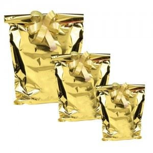 Sacchetti Metal Oro 16x25 50pz