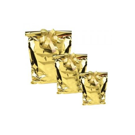 Sacchetti Metal Oro 35x50