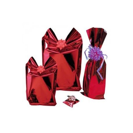 Sacchetti Metal Rosso 35x50 50pz