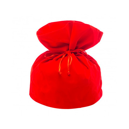 Sacchetto in raso rosso 23x23x35